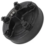 For 3500 Lbs Trailer Axles Hub With Integrated Drum Black 12'' Lug. Fixed Price $72.16.