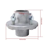 Labwork For 2000 Lbs. 1" Spindle On 4" Galvanized Trailer Hub. Fixed Price $28.72.