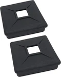4" Square Rubber Bumper Plug End Cap Cover Rv Camper Trailer - 2 Pack. Fixed Price $11.99.