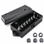7-WAY Rv Trailer Wire Junction Box Tail Light Wiring Holder For Camper Truck. Fixed Price $16.50.