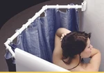 Stromberg Carlson Extend-a-shower Curtain Rod Brushed Nickle EXT-3542 Rv. Fixed Price $43.00.