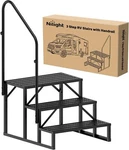 Nilight Rv Steps With Handrail 3 Hot Tub Outdoor Stairs. Fixed Price $115.99.