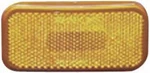 Fasteners Unlimited 00359 12 V Amber Rectangular Clearance Light With Rounded Co. Fixed Price $22.40.