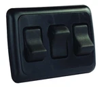 Jr Products 12245 Black Triple Spst On-off Switch With Bezel. Fixed Price $33.45.