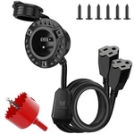 Mictuning 15A Rv Power Inlet Kit Waterproof W/dual Long Cords &installation Tool. Fixed Price $34.19.