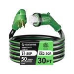 Amp 30 Feet Rv Power Cord, Heavy Duty 6/3 + 8/1 Gauge Stw Generator Co.... Fixed Price $180.01.