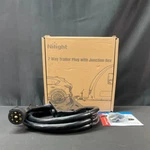 Nilight 50024R Black Heavy Duty 7 Way Trailer Connector Cable Junction Box. Fixed Price $45.49.
