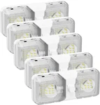 Rv Ceiling Double Dome Light, 12V Lights, Interior With Adjustable. Fixed Price $45.87.