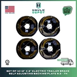 Set Of (4) 12" X Electric Trailer Brake Self Adjusting 5.2 - 7K 2LETF Right. Fixed Price $213.00.