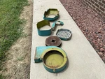 Cummins Onan Rv Generator Fan And Shrouds Lot. Fixed Price $145.00.