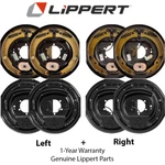 Lippert 4X 12X2 Electric Rv Trailer Brake Assembly 2-PAIR 4-7K Fit Dex/alko Etc. Fixed Price $203.99.
