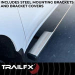Trail Fx A4001S 4" Trapezoid Straight Polished Step Bar For Silverado/sierra. Fixed Price $415.39.