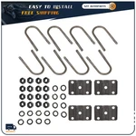 4X For 5200-7000LBS Trailer Axle 3" Round 7" Long Bolt Kit. Fixed Price $35.52.