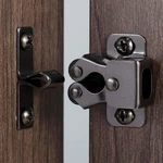 Pcs Cabinet Latch Double Roller Catch Hardware For Cupboard Blacknickel 4PS. Fixed Price $13.09.