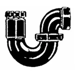 United States Hdw Mfg/u Ha P097C Sink P-trap, Black. Fixed Price $27.96.