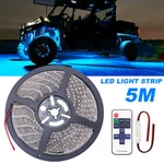 16.4FT 2835 Nightlight Blue Color Led Strip Tape Lights 12V W/ Remote Us. Fixed Price $13.99.