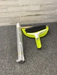 Nos Casabella Basics Angled Broom And Dustpan Set, 44" Silver/green. Fixed Price $20.00.