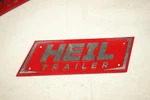 Heil Trailer Large Cast Name Plate 9563-0188. Fixed Price $49.99.