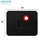 Fogatti 15''X18'' Rv Camper Water Heater Door Black For Atwood Dometic 6 Gallon. Fixed Price $79.99.