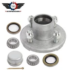 Pcs 44643 Bearings + Trailer Galvanized Hub On 4" For 2000 Lbs Axle. Fixed Price $51.94.