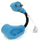 Prong Adapter Amp To Circle Cord L5-30P Twist Lock Male 14-50R F. Fixed Price $21.57.