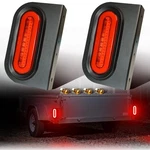 6" Inch Oval Halo Trailer Light Red 52 Leds Brake Stop Turn Running Tail .... Fixed Price $56.74.