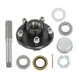 Labwork On 4.5' Trailer Hub Kit And W/ Bearing Round BT16 Spindle. Fixed Price $39.33.