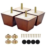 Maricome 2 Inch Sofa Legs Set 4 Predrilled M8 Bolt Wood Furniture Feet For.... Fixed Price $31.34.