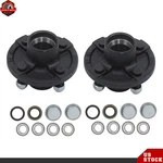 Pair Of Trailer Hub Bearing Kit Lug On 4" For 2000 Lbs 1" 1-1/16" Spindle. Fixed Price $41.87.