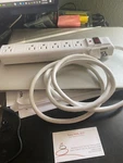 Kmc 6-OUTLET Surge Protector Power Strip With 6-FOOT Cord, 1200 Joule, Overload. Fixed Price $5.00.