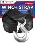 By 20 Feet Trailer Winch Strap With Hook Heavy Duty Replacement .... Fixed Price $24.00.