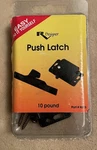 Universal Push Latch - 10 Lb. Cabinet Hardware Black H316 Rv Designer. Fixed Price $15.99.