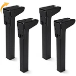 O.hsnyiu 4 Pcs Self Locking Folding Table Legs, 6", 8", 10", Inch, Black. Fixed Price $29.05.