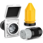 Nilight 50AMP Rv Power Inlet Outlet Shore Kit W/boot Cord Protector. Fixed Price $39.99.