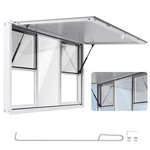 Uimoso 60X36IN Concession Food Truck Service Window With Aluminum Alloy Awning. Fixed Price $522.99.