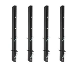 (4 Pack) 30" Adjustable Channel Pipe Stake For Flatbed Trailer Hauler. Fixed Price $116.99.