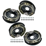 Four 12 In. X Electric Brake Trailer Backing Plates K23-180-00 K23-181-00. Fixed Price $175.45.
