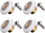 Atoplee 4 Pcs Shower Door Rollers Runners Wheels Diameter 19MM, White. Fixed Price $11.94.
