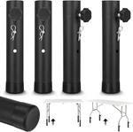 Maquita Folding Table Extenders, Highly Durable Steel Risers For Black. Fixed Price $28.41.