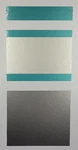 Vintage 1996 Endeavor Main Stripe Decal 7.5" X 350' Turquoise Silver Vomela. Fixed Price $275.00.
