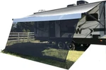 Rv Sun Shade Screen 8' X 11'3" - Uv Blocker For 12' Awnings, Black. Fixed Price $107.99.