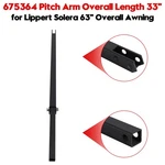 675364 Pitch Arm Overall Length 33" For Lippert Solera 63" Awning. Fixed Price $54.99.
