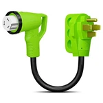Leisure Cords Rv Power Adapter 50 Amp Male To Twist Lock 90 Degree. Fixed Price $34.99.