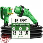 Electery Amp 15 Ft Generator Extension Cord TT-30P L5-30R. Fixed Price $67.95.