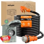 Nilight 50A 25FT Rv Generator Extension Cord Inlet Box Twist Lock Etl. Fixed Price $197.69.