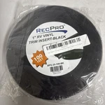Recpro 1" Rv Vinyl Insert Trim Molding Screw Cover Black 100'. Fixed Price $25.93.