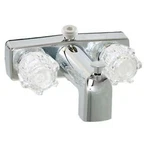 Valterra PF213363 4" Dual Knob Rv Tub Shower Diverter Faucet W/ D-spud Chrome. Fixed Price $40.81.