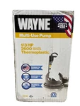 Wayne Multi-use PUMP-1/3 Hp, 2600 Gallons Per HOUR-57738-WYN1-BOX Damage. Fixed Price $83.15.