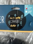 Spare Tire Cover - 27 New Camco "life Is Better At The Campsite" Black Vinyl!. Fixed Price $11.50.