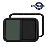 Rv Window 30"X20" Horizontal Slide W/ Trim Ring Tempered Glass For Cargo Trailer. Fixed Price $64.95.